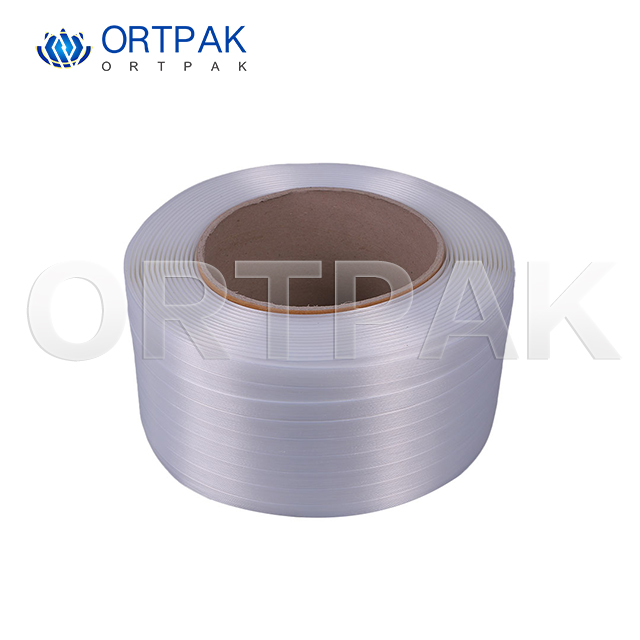 Alta penetração resistência à tração de alta resistência 13-32mm de alça composta de poliéster branco