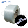 Alta penetração resistência à tração de alta resistência 13-32mm de alça composta de poliéster branco