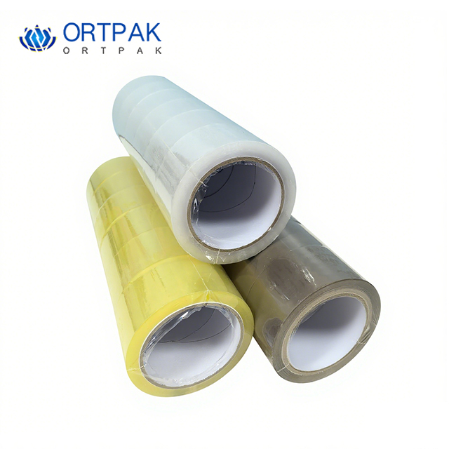 Fita de embalagem transparente, alta viscosidade e durável, disponível em várias especificações e cores, personalizável