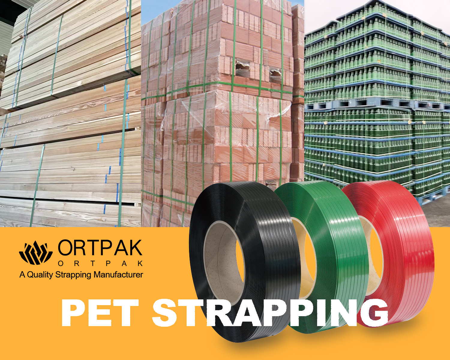 Cintas PET: Alta Compatibilidade