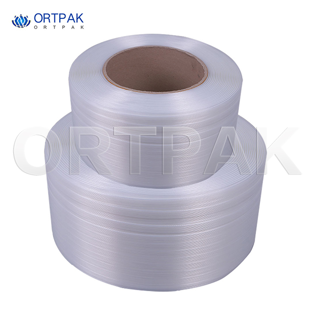 Alta penetração resistência à tração de alta resistência 13-32mm de alça composta de poliéster branco