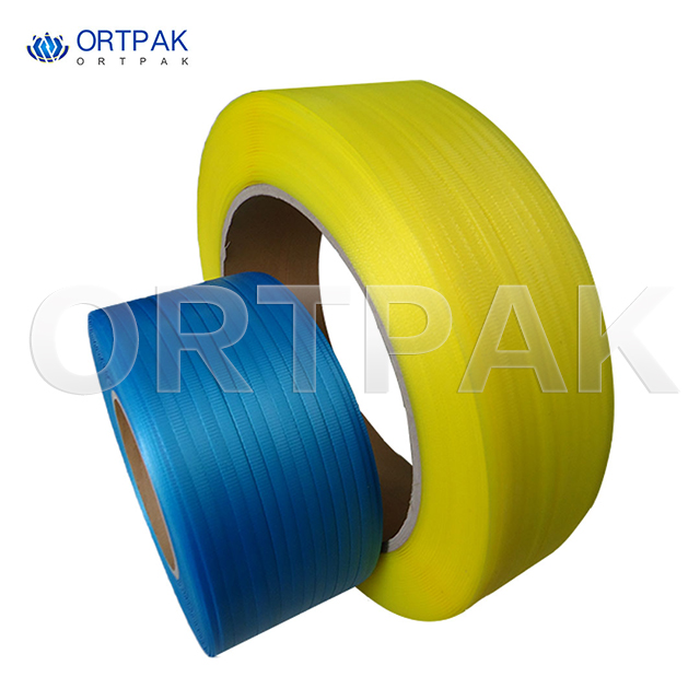 5-19mm amarelo branco preto verde pp alça de plástico de polipropileno 