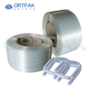 Alta penetração resistência à tração de alta resistência 13-32mm de alça composta de poliéster branco