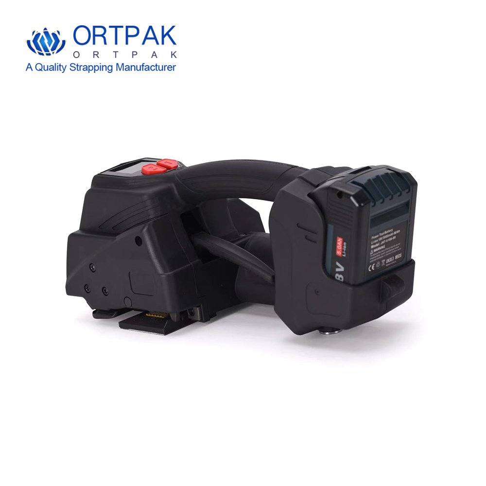 Ferramenta de cintagem de bateria-V6 Máquina de cintar elétrica portátil de um botão