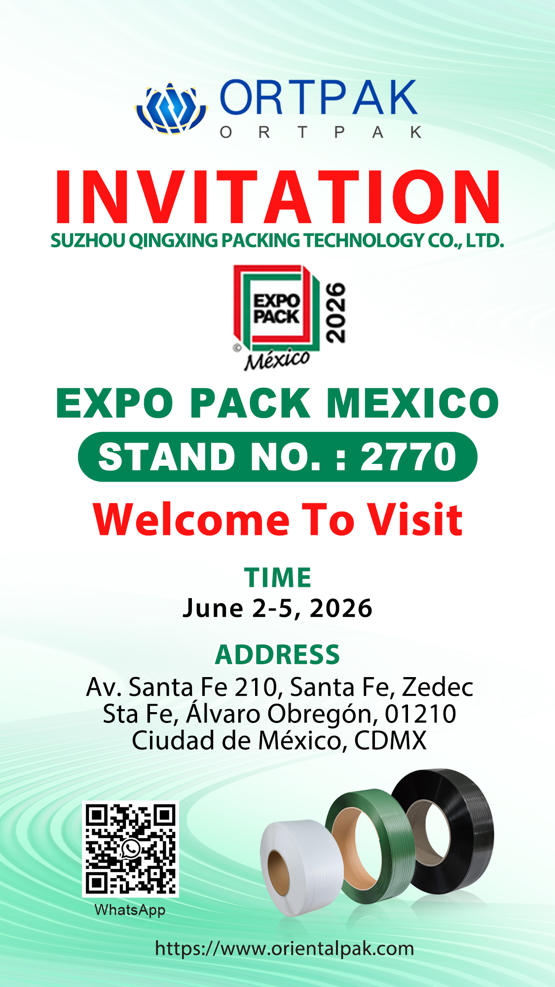 CONVITE EXPO PACK M&Eacute;XICO 